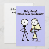 Wat hebben we gedaan Trouwen Kaart (Voorkant / Achterkant)