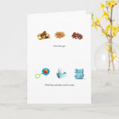 Wat hebben ze een vakantiekaart gekregen kaart (Gele Bloem)