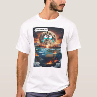 Wat hebben ze je aangedaan? – Als de maan het kon T-shirt