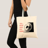 Wat hebt u gedaan - Canvas tas (Voorkant (product))
