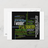 Wat heeft chemie ermee te maken? briefkaart (Voorkant / Achterkant)