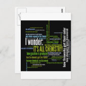 Wat heeft chemie ermee te maken? briefkaart (Voorkant / Achterkant)