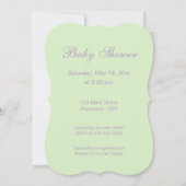 Wat heeft een Baby? Owl Shower-uitnodiging Kaart (Achterkant)