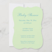 Wat heeft een BabyBoy? Owl Shower-uitnodiging Kaart (Achterkant)