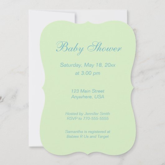 Wat heeft een BabyBoy? Owl Shower-uitnodiging Kaart (Achterkant)