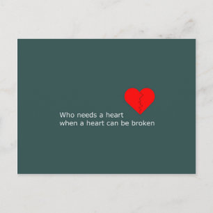 Wat heeft liefde ermee te maken? briefkaart