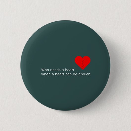 Wat heeft liefde ermee te maken? ronde button 5,7 cm (Voorkant)