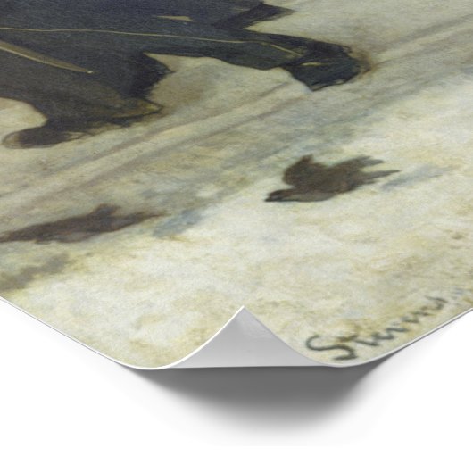 Wat heet Vagrancy of Hunters of Vincennes Poster (Hoek)