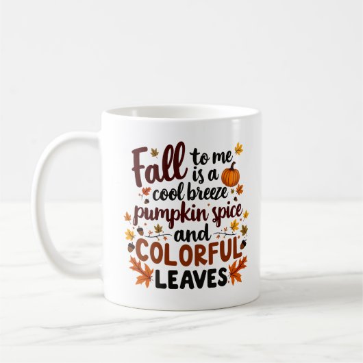 Wat Herfst voor mij is Koffiemok (Links)