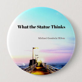 Wat het beeld denkt  ronde button 4,0 cm