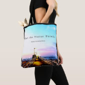Wat het beeld denkt tote bag (Dichtbij)