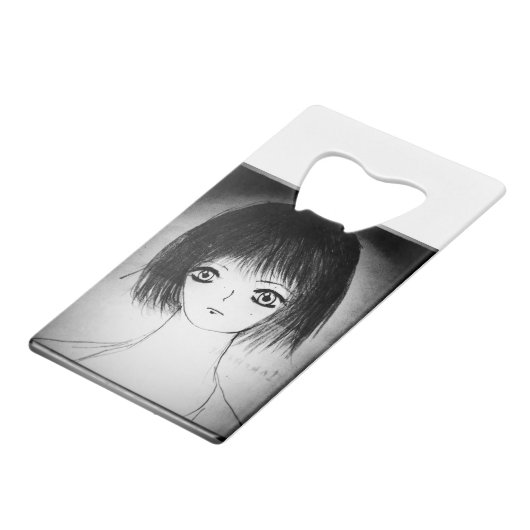 Wat het begin van de wereld creditkaart flessenopener (Voorkant Gekanteld)