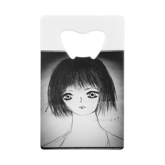 Wat het begin van de wereld creditkaart flessenopener (Achterkant)