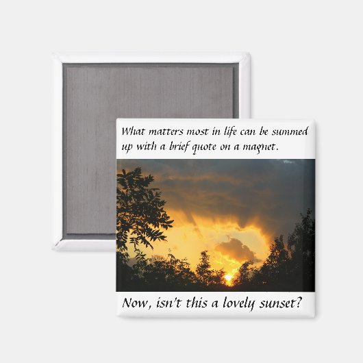 Wat het belangrijkst is Magneet (Voorkant / Achterkant)