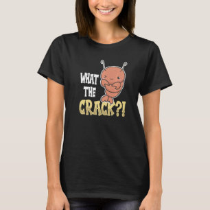 Wat het Crack citeert voor een krabband ventilator T-shirt