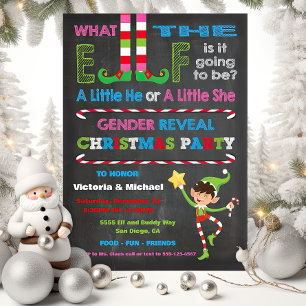 Wat het Elf Christmas Baby shower onthult Kaart