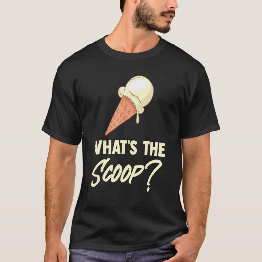 Wat het geslacht van het Scoop Sweet Ice Cream the T-shirt (Voorkant)