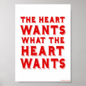 Wat het hart wil poster (Voorkant)