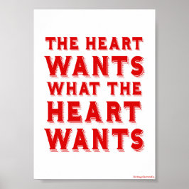 Wat het hart wil poster