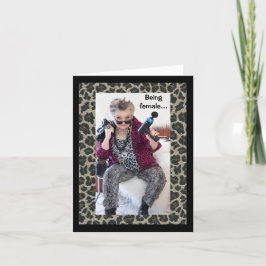 Wat het is als een vrouw... kaart