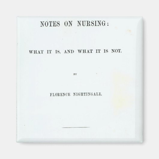 Wat het is en wat het niet is" magneet (Voorkant)