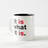 Wat het is Mok (Voorkant links)