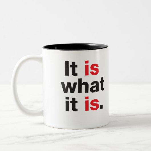 Wat het is Mok (Links)