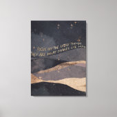 Wat het leven magisch maakt canvas afdruk (Voorkant)