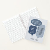 Wat het leven wil Motivatie journaling Prompts Notitieboek (Binnen)