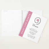 Wat het leven wil Roze Motivatie Spreuk Planner (Display)