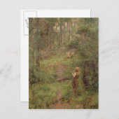 Wat het Meisje in de Struik, 1904 zag Briefkaart (Voorkant / Achterkant)