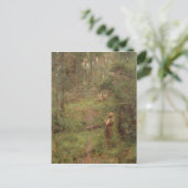 Wat het Meisje in de Struik, 1904 zag Briefkaart (Staand voorkant)