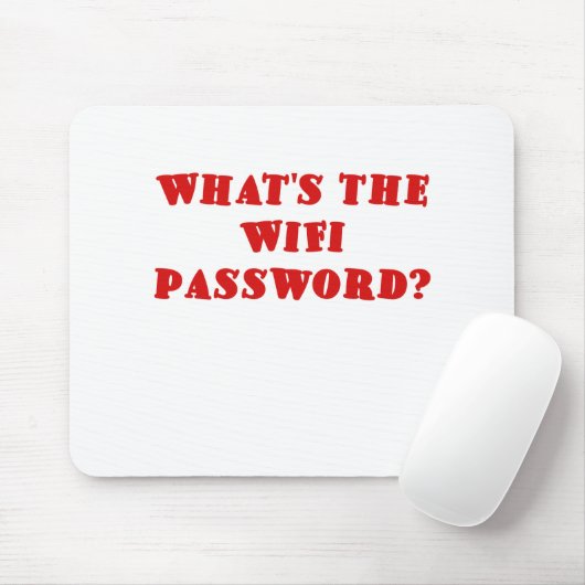 Wat het WiFi-wachtwoord is Muismat (Met muis)