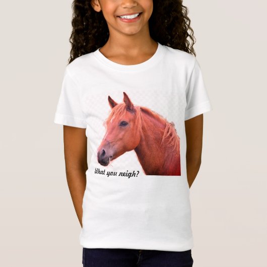 Wat hinnik je? T-Shirt voor paardenliefhebbers voo (Voorkant)