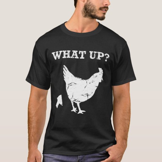 WAT HOOG dierenvriend Kip-stuks T-shirt (Voorkant)