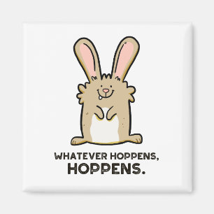 Wat Hoppens ook is, Hoppens Rabbit Pun Magnet