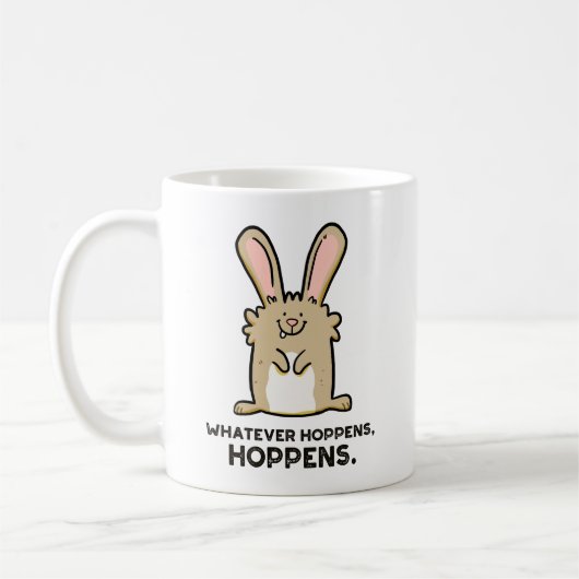 Wat Hoppens ook is, Hoppens Rabbit Pun Mok (Links)