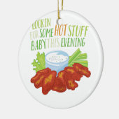 Wat hot Stuff Keramisch Ornament (Links)