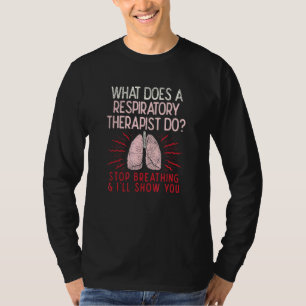 Wat houdt een ademhalingstherapie in? t-shirt