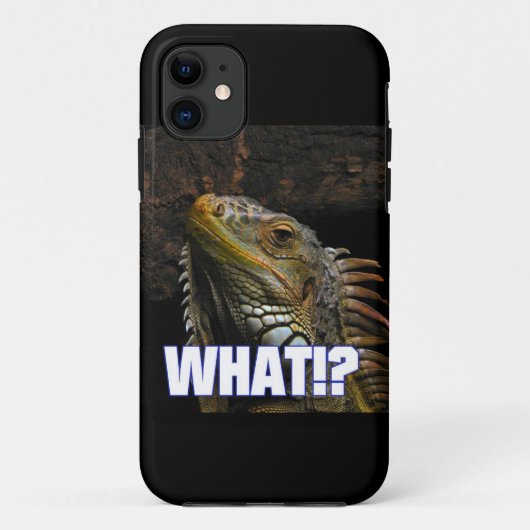 Wat? Iguana Case-Mate iPhone Case (Achterkant)