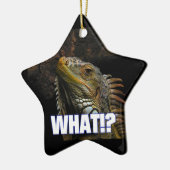 Wat? Iguana Keramisch Ornament (Links)