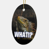 Wat? Iguana Keramisch Ornament (Links)