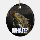 Wat? Iguana Keramisch Ornament (Links)