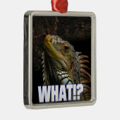 Wat? Iguana Metalen Ornament (Rechts)