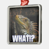 Wat? Iguana Metalen Ornament (Links)