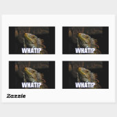 Wat? Iguana Rechthoekige Sticker (Vel)