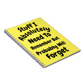 Wat ik absoluut moet onthouden, maar waarschijnlij notitieboek (Rechterzijde)