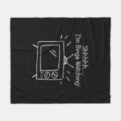 Wat ik ben Binge die kijkt Fleece Deken (Voorkant (Horizontaal))