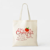 Wat ik Cherrysh heb | Cherry Pun Tote Bag (Achterkant)