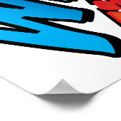 Wat ik denk Pop Art stripboek Poster (Hoek)